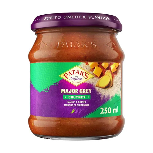 Patak's Major Grey Chutney, 12 onzas líquidas