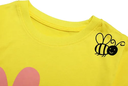 Miniatura 4 de Qtake - Pijama para niñas (100% algodón, talla 12M-12Años)