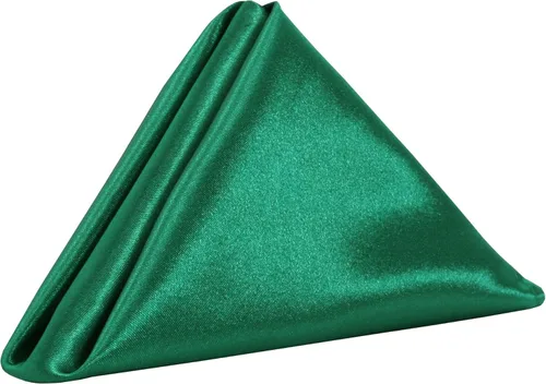 Miniatura 36 de YOUR CHAIR COVERS - Servilletas de tela de gran tamaño de satén dorado de 20 pulgadas con dobladillo – Servilletas elegantes y reutilizables
