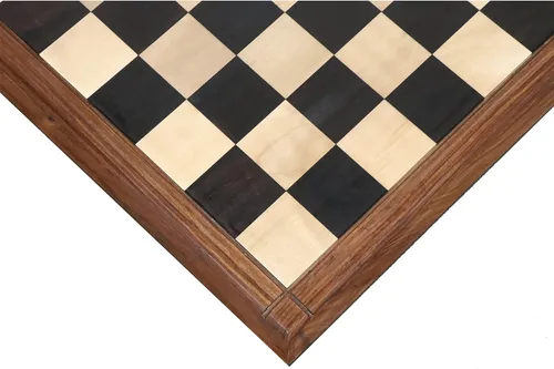 Miniatura 9 de Players Choice - Tablero de ajedrez de madera de arce y ébano con anotaciones, cuadrado de 2.165 in, acabado mate