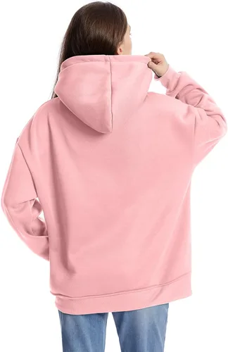 Miniatura 3 de KEEVICI Sudaderas con capucha para mujer, con estampado de vaca de fresa, casual, mullida