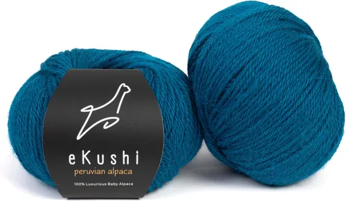 Miniatura 61 de 100% Hilo de Alpaca para Bebé para Tejer y Ganchillo - Juego de 3 Madejas de Hilo Premium DK - Ligero, Hipoalergénico y Térmico Hecho en Perú - N010