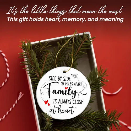 Miniatura 6 de Regalos de Adornos Navideños para Mujeres y Hombres - Adornos Navideños de Cerámica 2025 para Decoraciones del Árbol - Adornos Familiares para Mamá