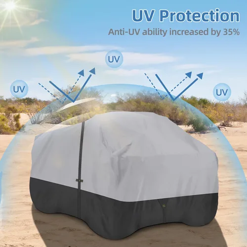Miniatura 4 de Cubierta 600D para cuatrimoto, impermeable y resistente al viento, 4 ruedas, almacenamiento al aire libre, protección para todo tipo de clima