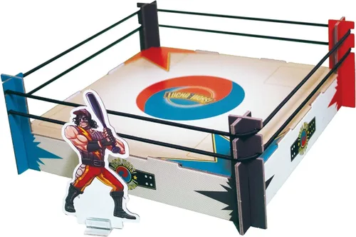 Miniatura 4 de Lucha Wars - Juego de mesa Luchador Mexican Wrestling Dice Rolling Fun para familiares, niños y adultos, a partir de 6 años, 1-8 jugadores, 30