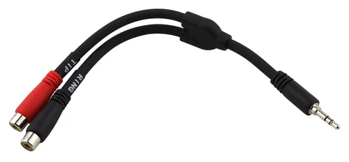 Miniatura 5 de Pig Hog PY-S214F 1/4" TRS (macho) a doble mono 1/4" (hembra) cable en Y, 6