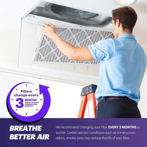 Miniatura 7 de BNX TruFilter - Filtro de aire MERV 8 de 16 x 25 x 1 pulgadas (paquete de 12) – Fabricado en Estados Unidos – Protección contra el polvo