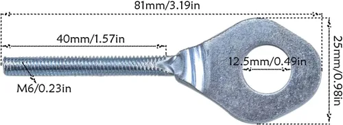 Miniatura 6 de 2 tensor SDG CRF50 PW80 de 0.472 in para bicicleta