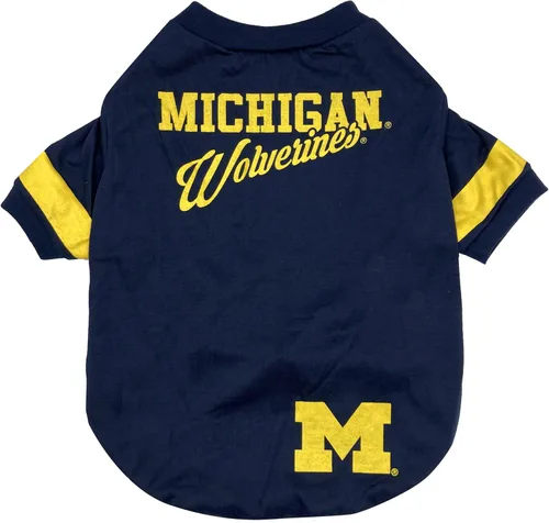 Miniatura 4 de Camiseta de la NCAA Alabama Crimson Tide para PERROS Y GATOS, Mediana. CAMISETA DE FÚTBOL AMERICANO/BALONCESTO PARA PERROS para fanáticos del