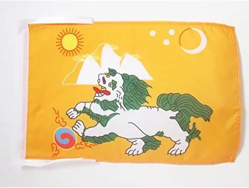 Miniatura 432 de Bandera de México AZ FLAG, 45.7 x 30.5 cm, con cordones - Pequeñas banderas mexicanas de 30 x 45 cm - Bandera de 45.7 x 30.5 cm