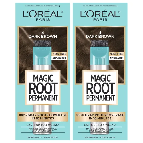 Miniatura 7 de L'Oréal Paris Magic Root - Tinte permanente para el cabello, kit de tinte de cabello de 10 minutos para rescatar raíces con cobertura de cabello 6
