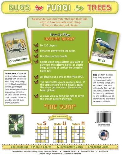 Miniatura 2 de Nature Bingo Juego educativo - Aprendizaje divertido para niños y familias con tableros de imágenes y tarjetas