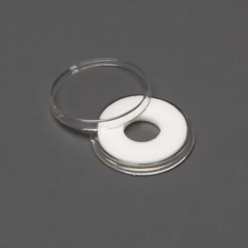 (25) Air-Tite Coin Holders Brand White Ring Type Coin Capsules Protege tus valiosas monedas de plata, oro, platino, desafío y medallón con nuestros