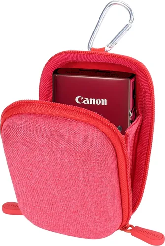 Aenllosi Funda de transporte rígida de repuesto para cámara digital Canon PowerShot ELPH 170/180/190/300/330/340/350/360 (funda de transporte, rojo)
