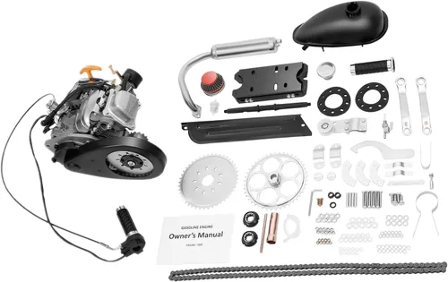 Kit de motor motorizado a gas de 4 tiempos de 100 cc, conjunto de motor de bicicleta, motor modificado para bicicleta, refrigeración por aire de un