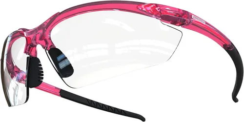 Miniatura 2 de JORESTECH Anteojos de seguridad, ANSI Z87+ gafas de seguridad policarbonatadas resistentes a los impactos para protección ocular, paquete de 12 Rosa