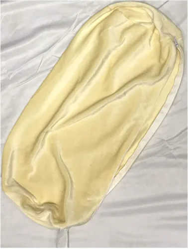 Miniatura 2 de Jackson - Funda de almohada enrollable con cremallera (solo funda de almohada, no incluye la almohada) (terciopelo amarillo)