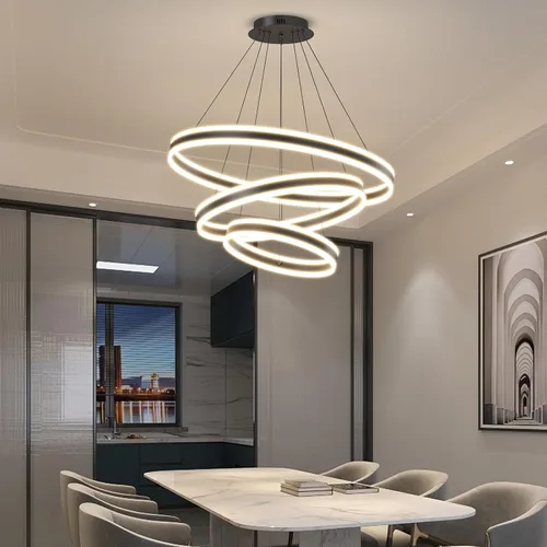 Miniatura 9 de Lámpara colgante negra, iluminación colgante industrial, lámparas rústicas para cocina, isla, comedor, entrada, vestíbulo, paquete de 1