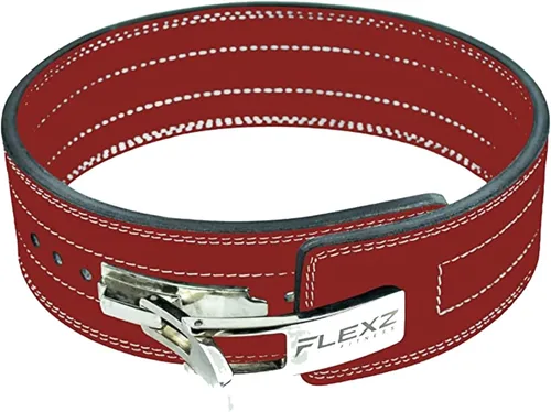 Miniatura 7 de Flexz Fitness Lever Weight Lifting Belt Leather - 10MM 13MM Powerlifting Gym Belts for Men & Women - Lower Back Support for Weightlifting Deadlifts