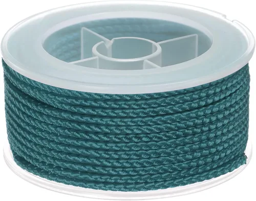 Miniatura 11 de HARFINGTON Cordón de hilo de nailon para cuentas de 0.063 in, cuerda de nailon trenzado extrafuerte para manualidades, pulseras, joyería, Negro
