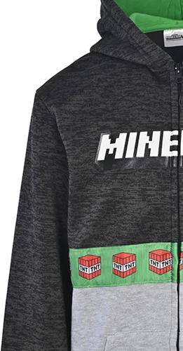 Miniatura 6 de Minecraft Sudadera con capucha para niñosniños, Verde