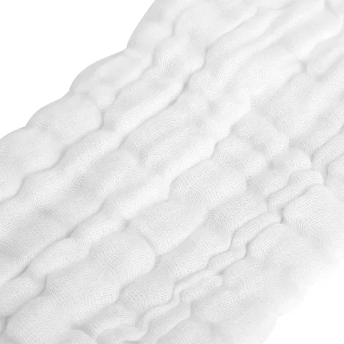 Miniatura 8 de ViaGasaFamido - 5 pañales lavables de algodón suave reutilizables para recién nacidos, pañales de tela para bebés de alta absorción, 14.96 x 5.51