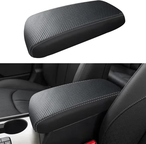 Miniatura 6 de Funda para reposabrazos de consola central de automóvil para Kia Optima 2016, 2017, 2018, 2019, 2020, de piel, antiarañazos, funda de asiento