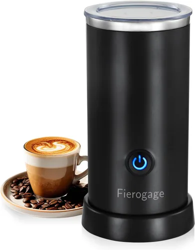 Miniatura 8 de Espumador de leche, vaporizador eléctrico de leche, máquina automática de espuma fría y caliente de 8.4 onzas líquidas y calentador de leche