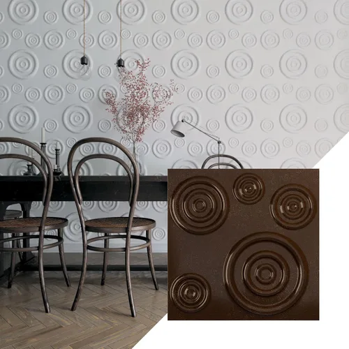Miniatura 18 de Ekena Millwork 19 5/8 pulgadas de ancho x 19 5/8 pulgadas de alto Reece EnduraWall Panel de pared decorativo 3D, cobre envejecido