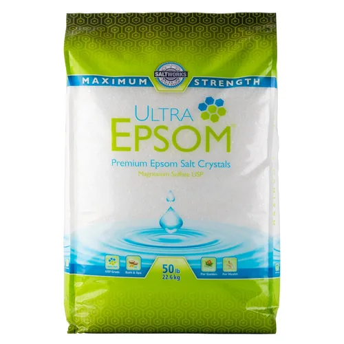 Miniatura 12 de SaltWorks Ultra Epsom - Sal de baño premium, grano medio, bolsa de 2 libras