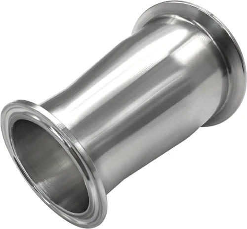 Beduan Reductor Tri Clamp Férula Acero Inoxidable 304 Montaje Sanitario Tubo de 1.5" OD a 1" Tubo OD (Paquete de 1)