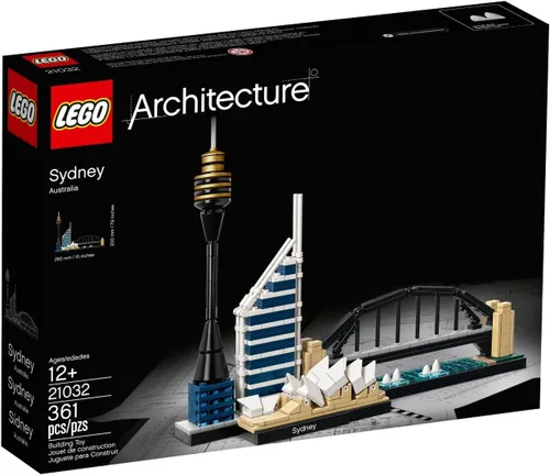 Set de construcción conjunto de bloques de LEGO arquitectura Sydney 21032 para rascacielos