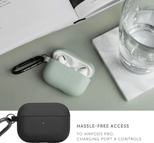 Miniatura 4 de Native Union Roam - Funda para AirPods Pro, funda de silicona líquida sedosa y mate, compatible con AirPods Pro, Airpods Pro 2 (negro)