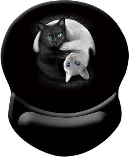 Miniatura 20 de Alfombrilla de mouse ergonómica con soporte para muñeca, cómoda alfombrilla de mouse para computadora con base de poliuretano antideslizante