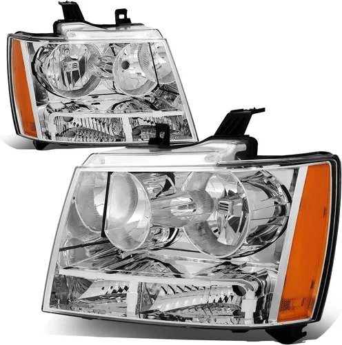 Miniatura 9 de Auto Dynasty - Juego de faros delanteros LED DRL compatible con 2007-2014 Chevy Tahoe Suburban Avalanche, lámparas de proyector para lado