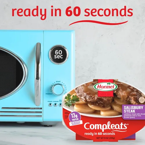 Miniatura 8 de HORMEL COMPLEATS Salisbury - Bandeja para microondas, 9 onzas (paquete de 6)