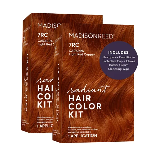 Miniatura 81 de Madison Reed - Kit de color de cabello radiante, tinte permanente para el cabello, 100 % cobertura de canas, sin amoníaco, castaño Catania 5NGM