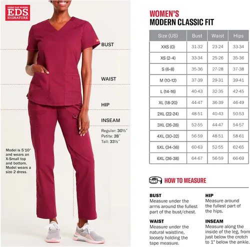 Miniatura 2 de Dickies - Chaqueta médica de calentamiento frontal para mujer