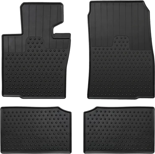 Miniatura 9 de Tapetes para el piso del auto a medida para Mini Cooper Countryman F60 2017-2024, de goma negra, protección para todo tipo de clima, revestimiento