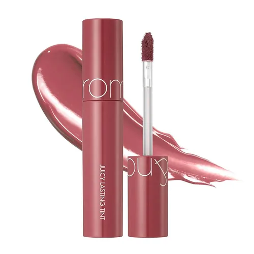 Miniatura 11 de rom&nd El tinte jugoso y duradero Tinte de labios coreano Acabado de alto brillo Efecto hidratante y voluminoso Higo de higo rosa ciruela