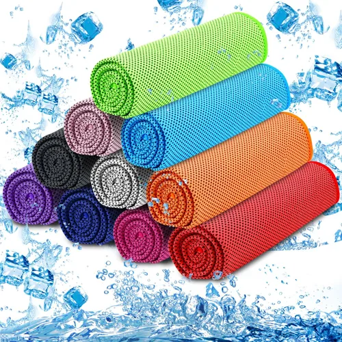 Miniatura 12 de MENOLY Paquete de 120 toallas refrescantes para el cuello, toalla de microfibra suave para entrenamiento, para deportes, gimnasio, yoga, campamento