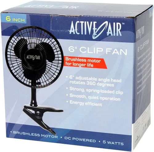 Miniatura 2 de Ventilador de clip sin escobillas ultra silencioso Active Air de 5 W, 6 pulgadas
