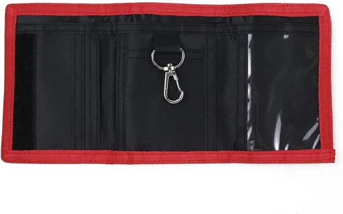 Miniatura 3 de Cartera de lona triple RFID para deportes al aire libre para hombres lindo monedero con cremallera y bolsillo frontal para niños color camuflaje