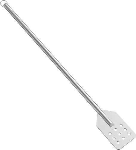 BBQ-PLUS Paleta mezcladora y removedora de 42 pulgadas para cangrejos y camarones, accesorios de acero inoxidable para ollas de cocción y freidoras,