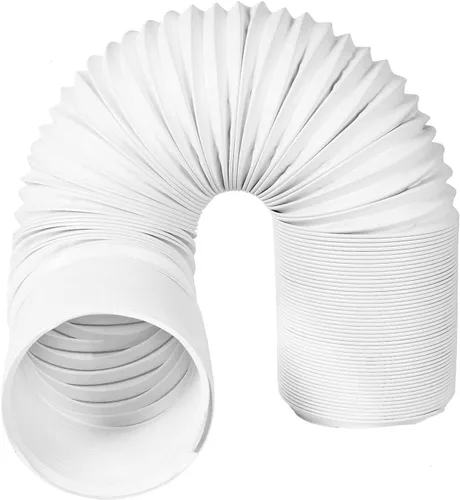 Manguera de aire acondicionado, manguera de ventilación de escape portátil con 5.1 pulgadas de diámetro, en sentido horario, con longitud de hasta