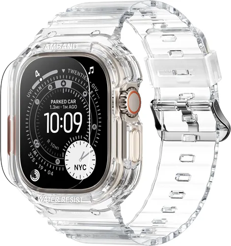 Miniatura 47 de amBand E1 Sport Case Band for Apple Watch Ultra 3/2/1 & SE 3/2/1 & Series 11 10 9 8 7 6 5 4 3 49mm 46mm 45mm 44mm 42mm 41mm 40mm 38mm, Shockproof &