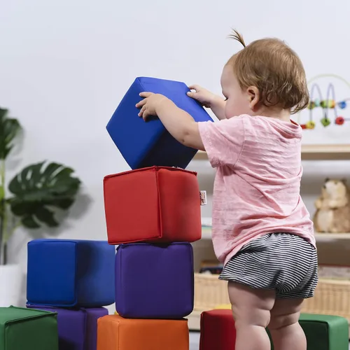 Miniatura 10 de ECR4Kids Softzone - Bloques blandos para niños (12 piezas)