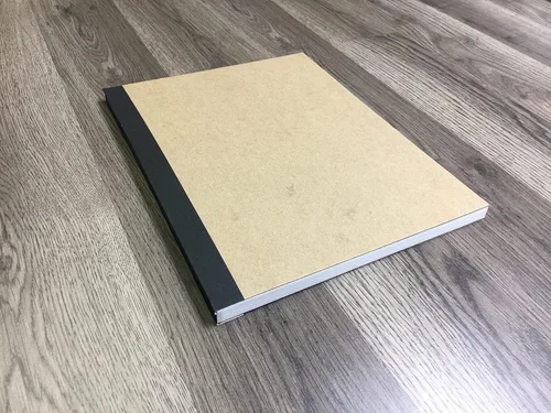Miniatura 2 de Design Ideation Cuaderno de bocetos plano simple de marca. Bloc de hojas extraíble para lápiz, tinta, marcador, carbón y pinturas de acuarela. Ideal