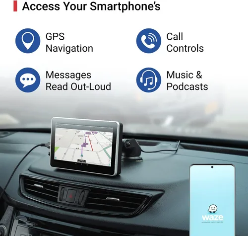 Miniatura 3 de Car and Driver INTELLIDASH+ pantalla inteligente para tablero de auto con Apple CarPlay y Android Auto, pantalla táctil IPS de 7 pulgadas