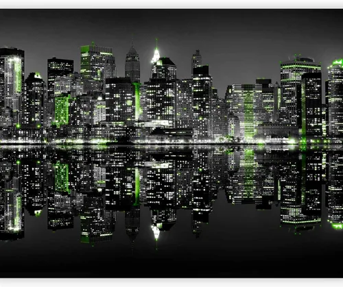 Miniatura 15 de artgeist Mural de pared Nueva York, 77 x 61 pulgadas, adhesivo autoadhesivo para pared, diseño de foto extraíble, decoración del hogar, paisaje